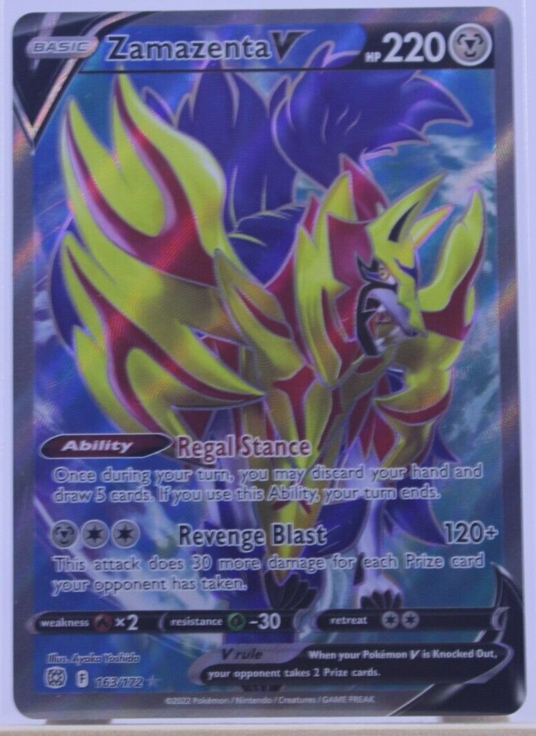  Zamazenta V 163/172 - Brilliant Stars - Ultra Rare