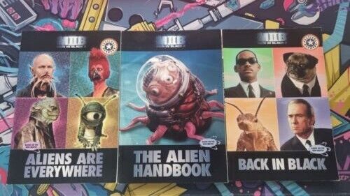 Men In Black 2 Books x 3 Based on the New Movie 2002 Festival Readers MIB