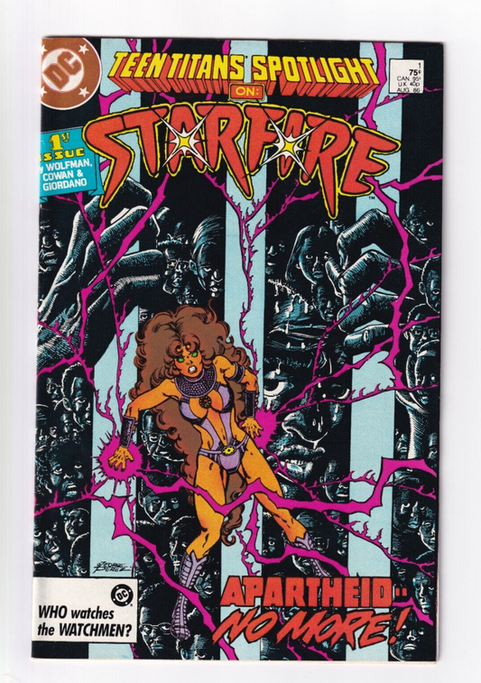 Teen Titans Spotlight On: Starfire #1 & #2 DC Comics 1986 DIRECT EDITION