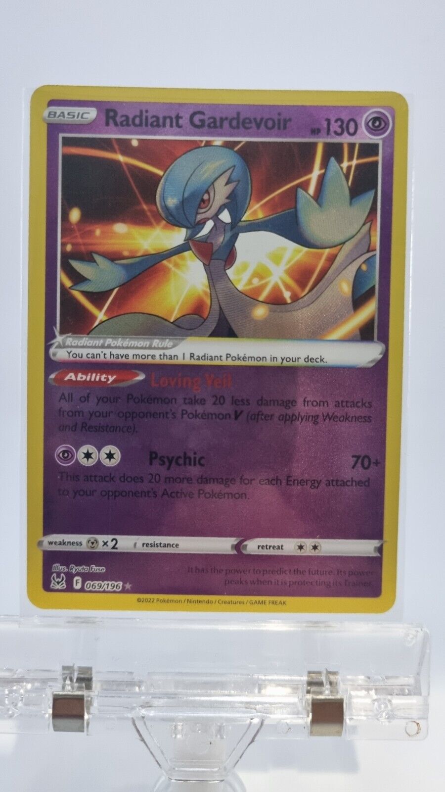 Radiant Gardevoir 069/196 Lost Origin Sword & Shield  Pokémon TCG