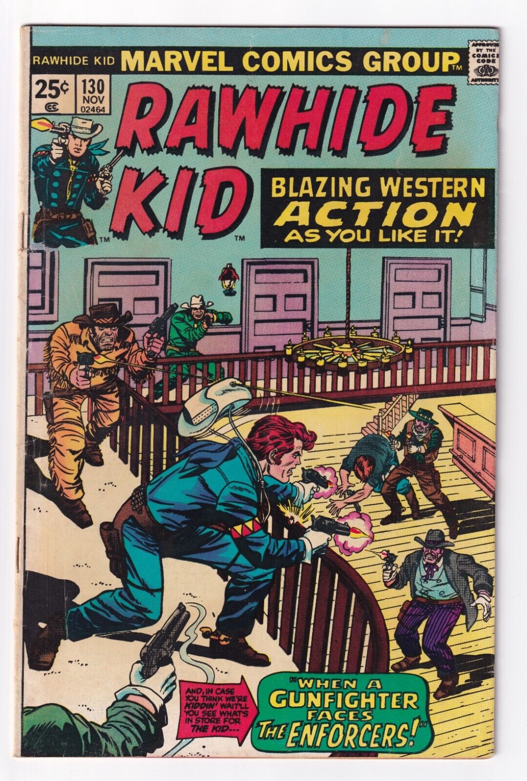 Marvel Comics Group Rawhide Kid 1975 #130 Bronze Age