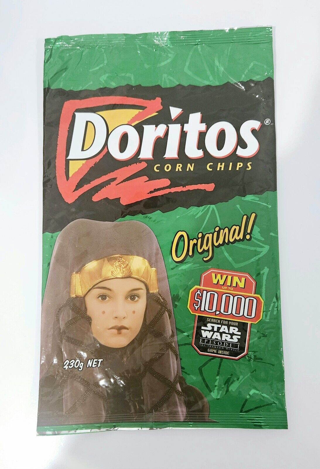 8 x Vintage Lay's/Doritos Australian Star Wars Episode 1 Chip Packets 1999