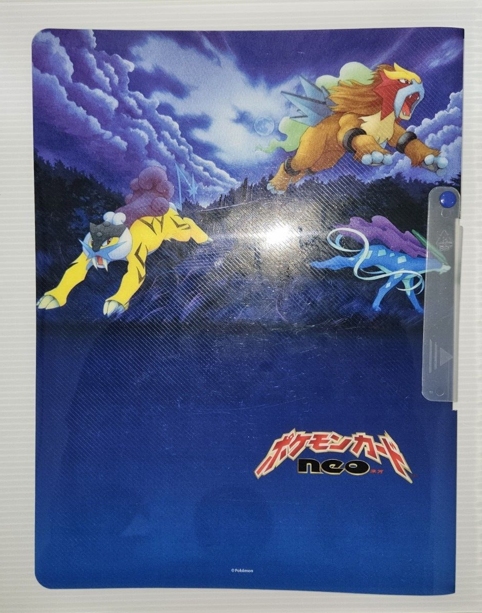 Pokemon Card Neo Premium File Folder - No Cards - Has Wear See Photos