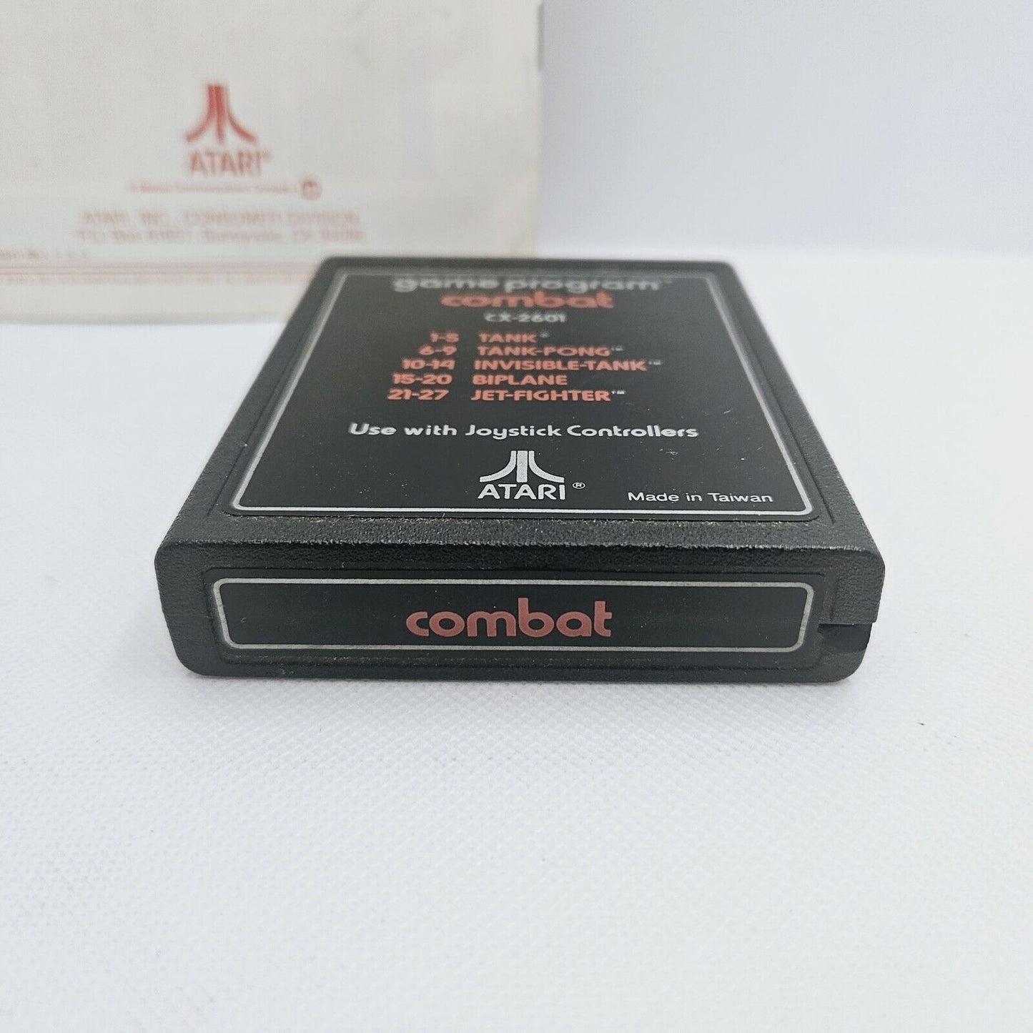 Atari 2600 VCS PAL Combat In Box With Manual Working See Desc