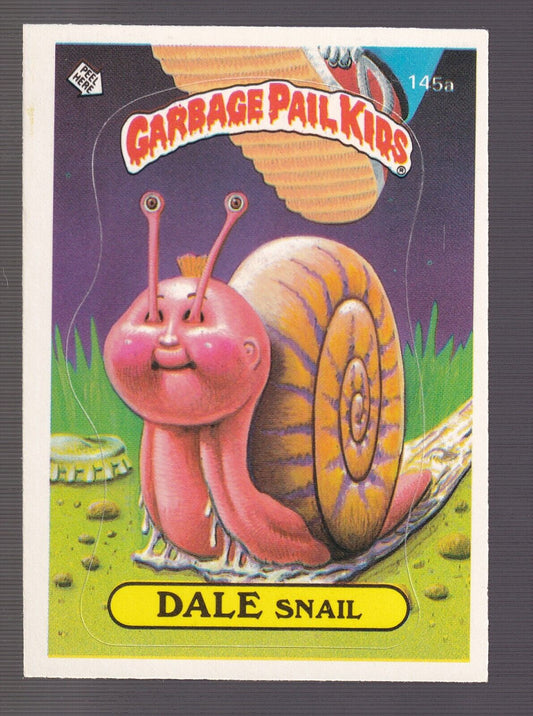 Dale Snail 1986 Series 4 Garbage Pail Kids