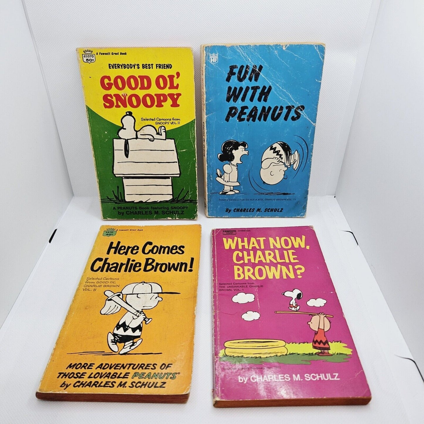 Snoopy Book Lot 1960's 14 x Books Charles M. Schulz