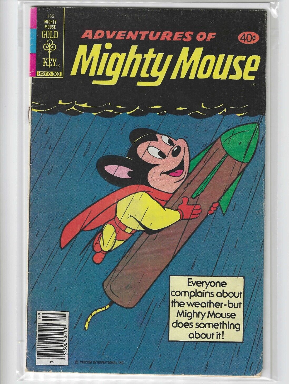 Mighty Mouse #171 DELL 1967 & Adventures of Mighty Mouse #169 1979 Bundle G-VG