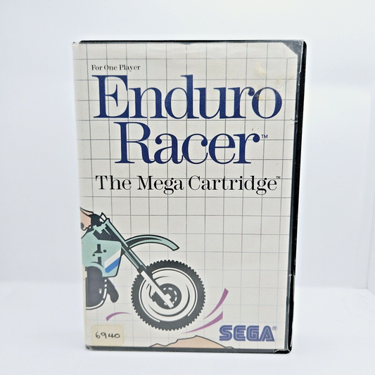 Enduro Racer SEGA Mega Drive Cartridge Game 1987 CIB