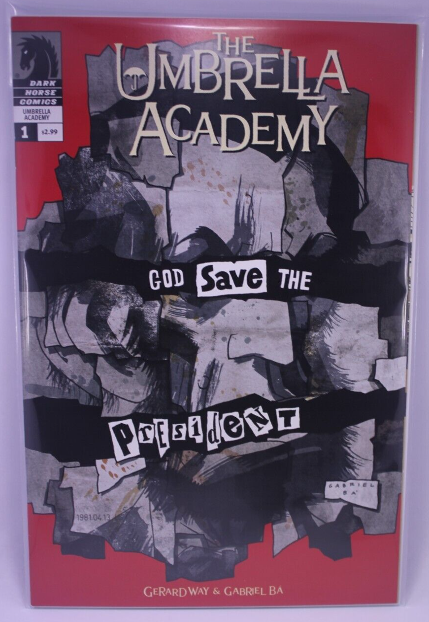 Umbrella Academy Dallas God Save the President #1A Edition Variant  2008 1st Ed