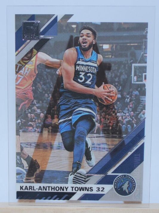 2019-20 Clearly Donruss #26 Karl-Anthony Towns Minnesota NBA