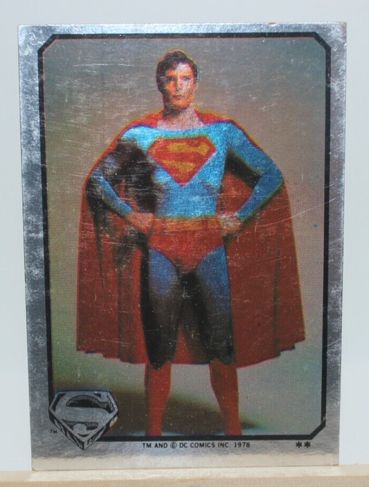 Superman the Movie 1978 Sticker x 2 DC Comics