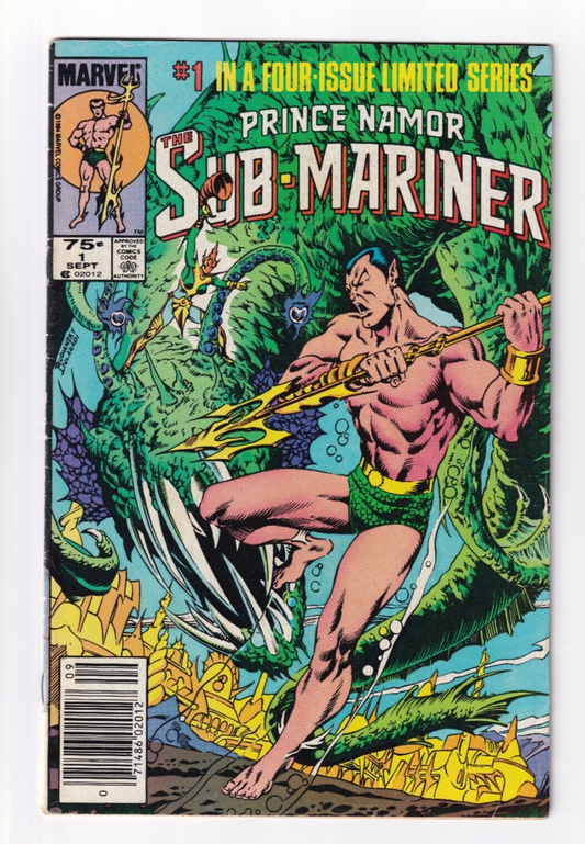 Prince Namor the Sub-Mariner #1 Marvel Comics 1984