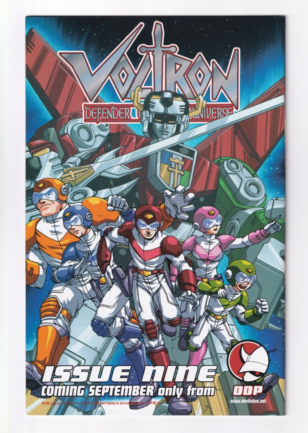 Voltron Defender of the Universe #8 DDP Comics 2004 by Dan Jolley