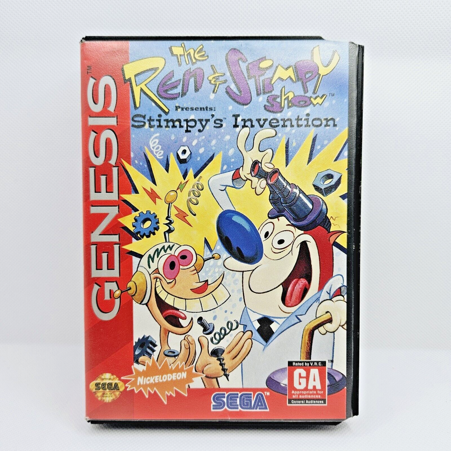 The Red & Stimpy Show: Stimpy’s Invention CIB Sega Genesis Tested Working