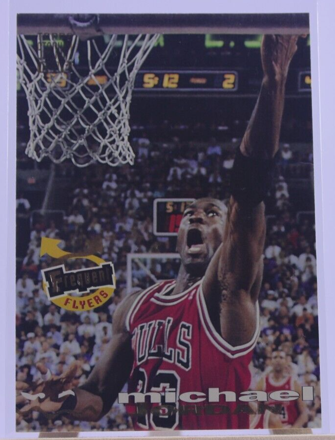 Michael Jordan 1993-94 Topps Stadium Club Frequent Flyers #181 Chicago Bulls NBA