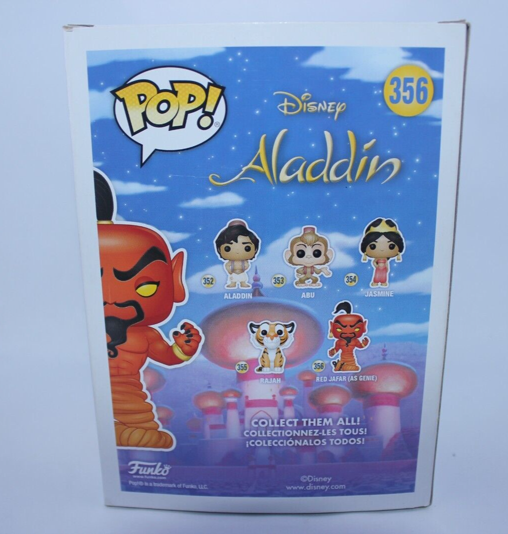 Disney Funko Pop- Red Jafar (as Genie) - Aladdin - No. 356 - Free Protector