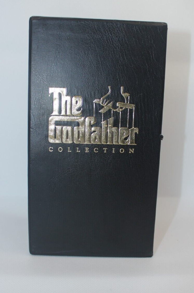 The Godfather Collection VHS Boxed Set of 3 Triology 1972 - 1990