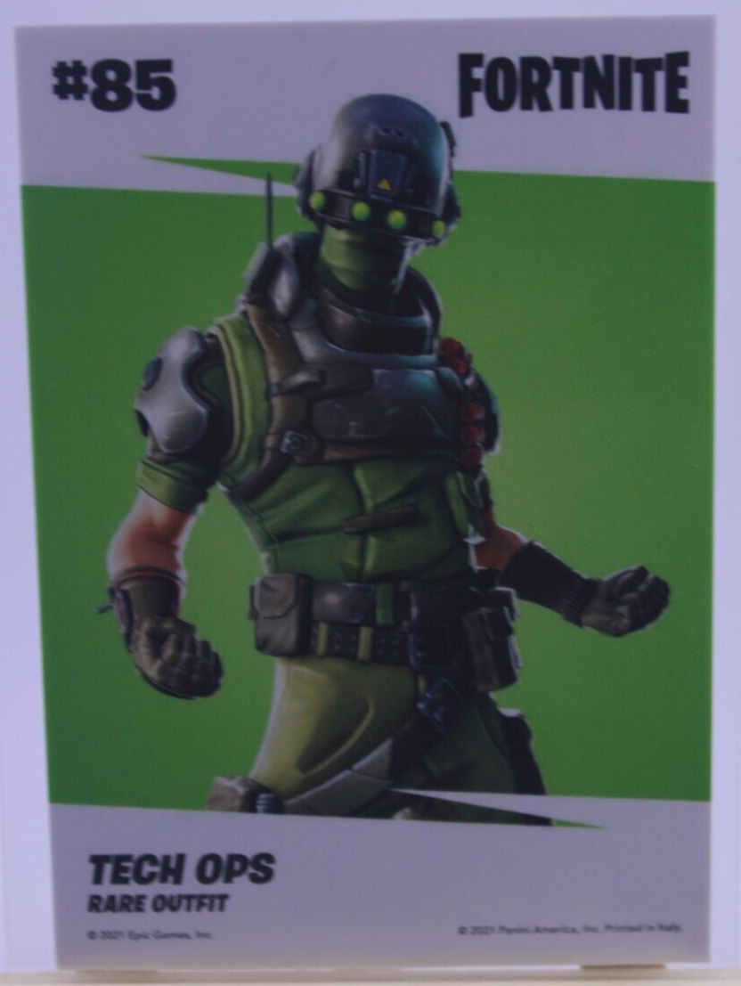 Tech Ops Rare Outfit #85 Fortnite 2021 Panini