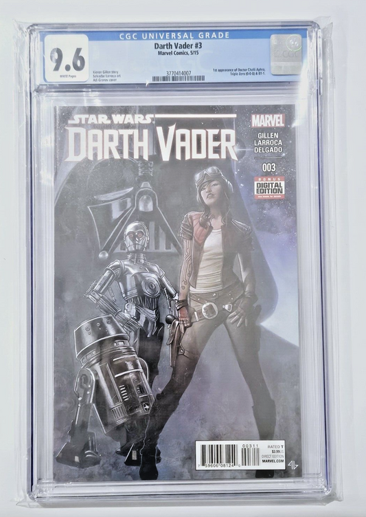 Star Wars Darth Vader #3  1st App Doctor Aphra. CGC 9.6