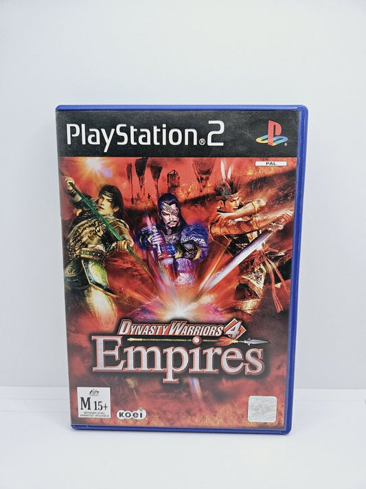 Dynasty Warriors 4 -Empires PAL Sony PS2 Video Game