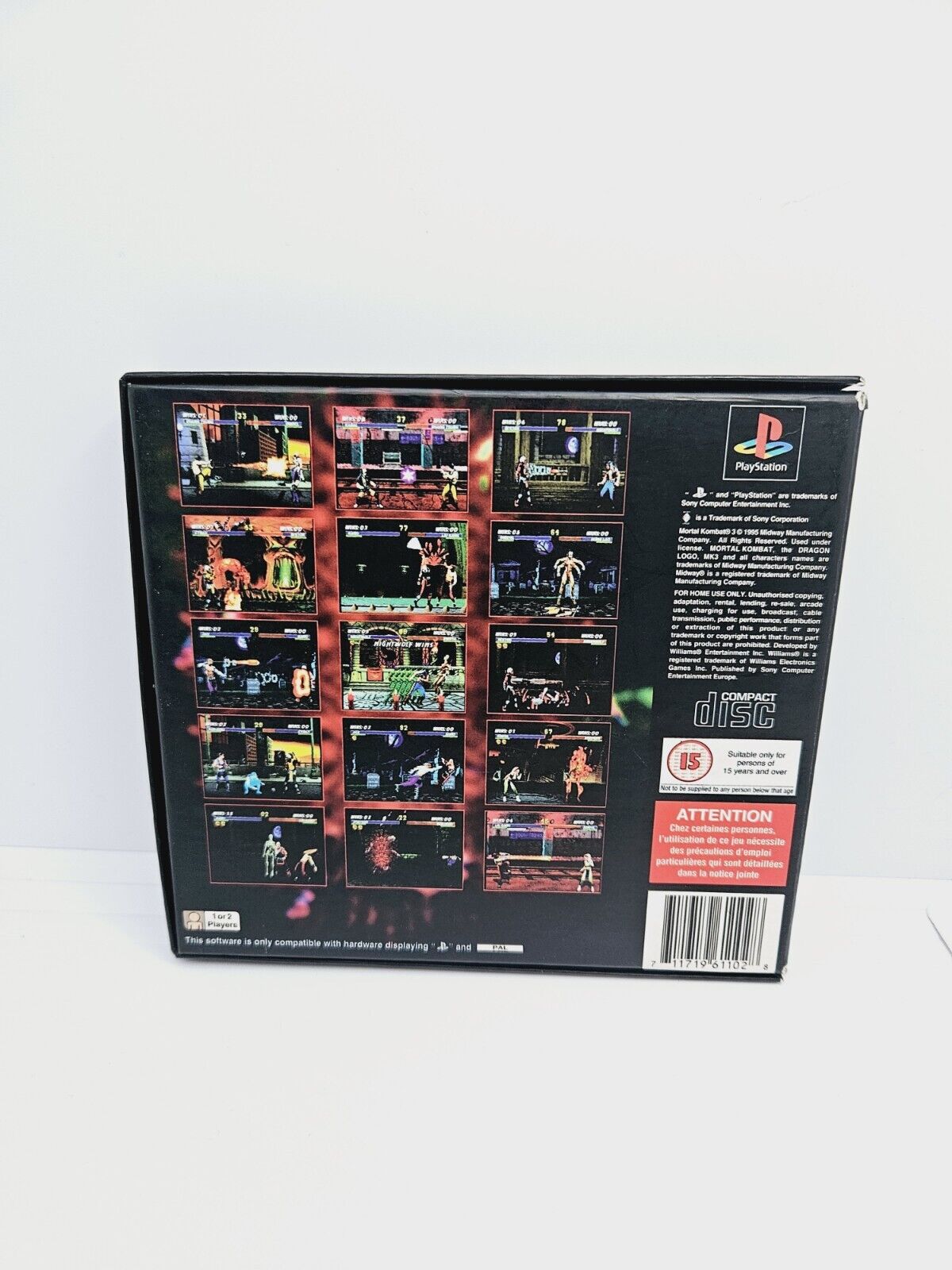 Mortal Kombat 3 Boxed With Manual PAL Version (Resurfaced) See Desc