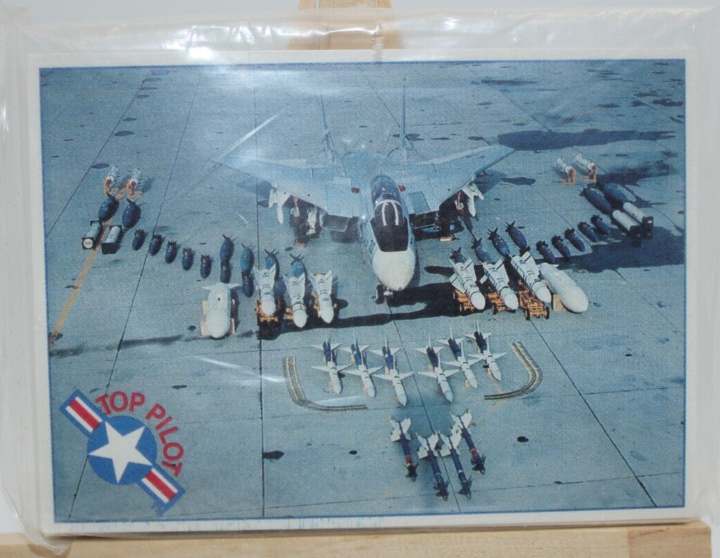 1990 Top Pilot Mach 1 Edition Aircraft US Air Force 8 Card Set