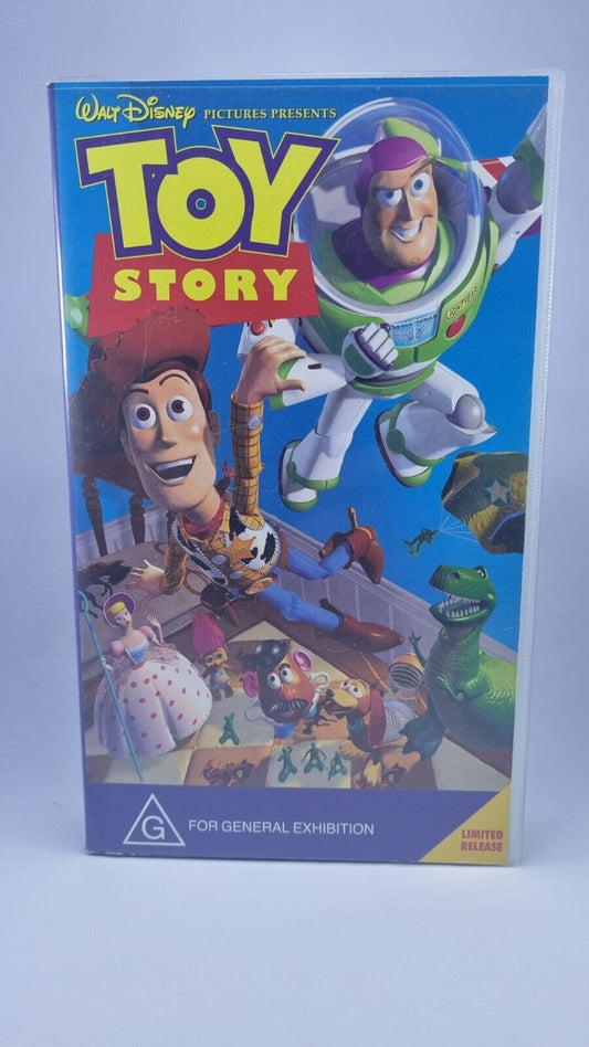 Toy Story Walt Disney Classics Limited Release VHS Untested Blockbuster Sticker