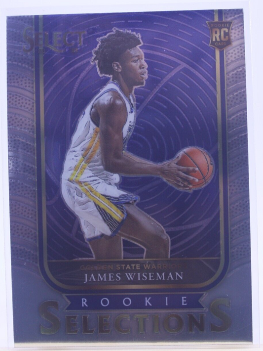 James Wiseman - 2020-21 NBA Panini Select Rookie Selections RC GS Warriors - #4