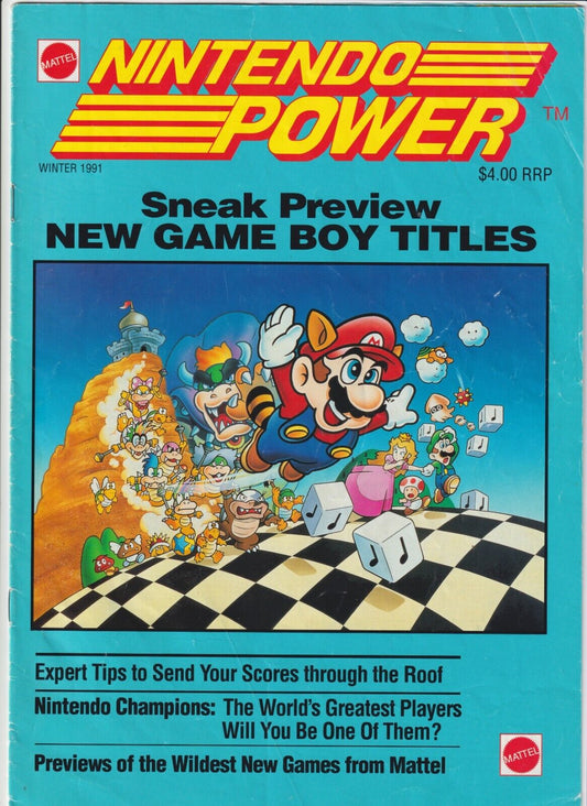 Australian Nintendo Power Magazine / Nintendo Magazine System  Winter 1991 RARE