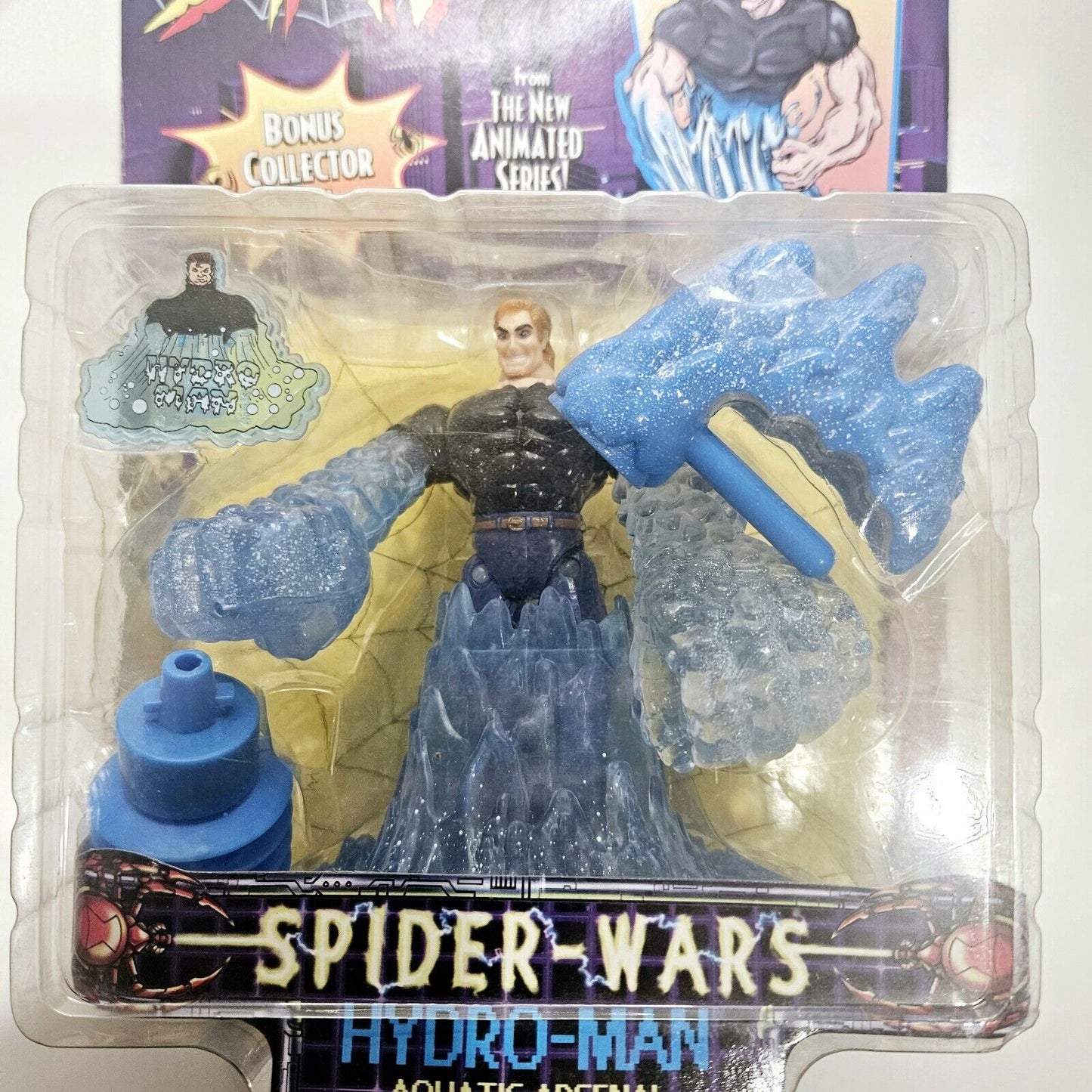 Spider-Man Animated Series, Aquatic Arsenal Hydro-Man Marvel Toy Biz 1996