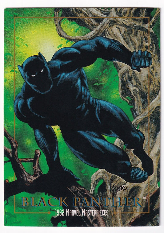 Black Panther #4 1992 SkyBox Marvel Masterpieces Sky Box