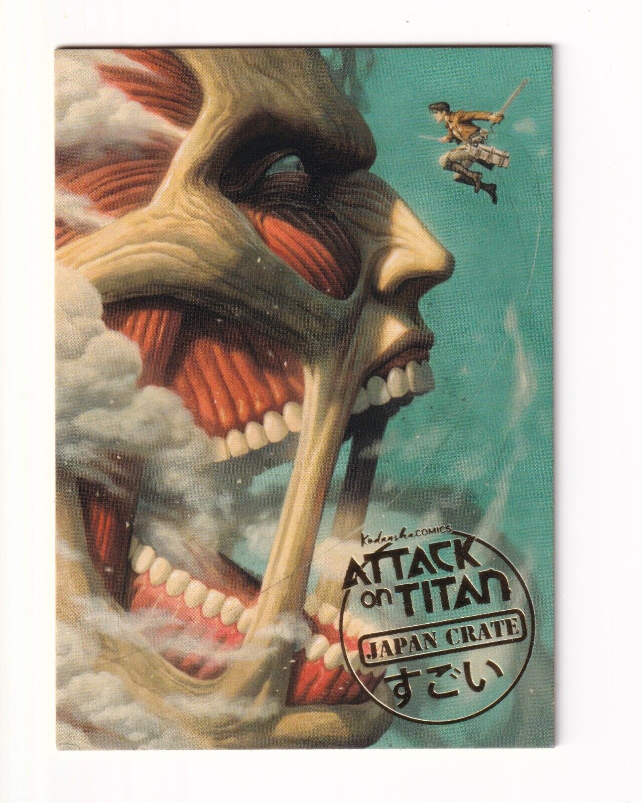 Attack On Titan Japan Crate Trading Card Kodansha Comics