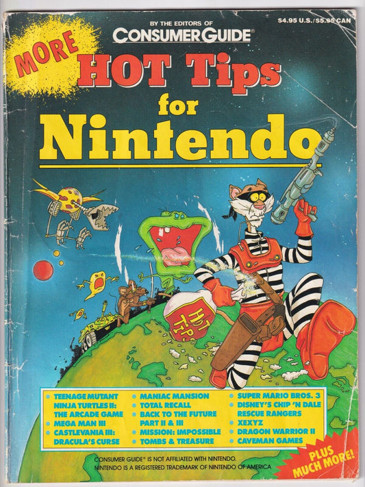 Consumer Guide More Hot Tips For Nintendo Strategy Guide Magazine NES