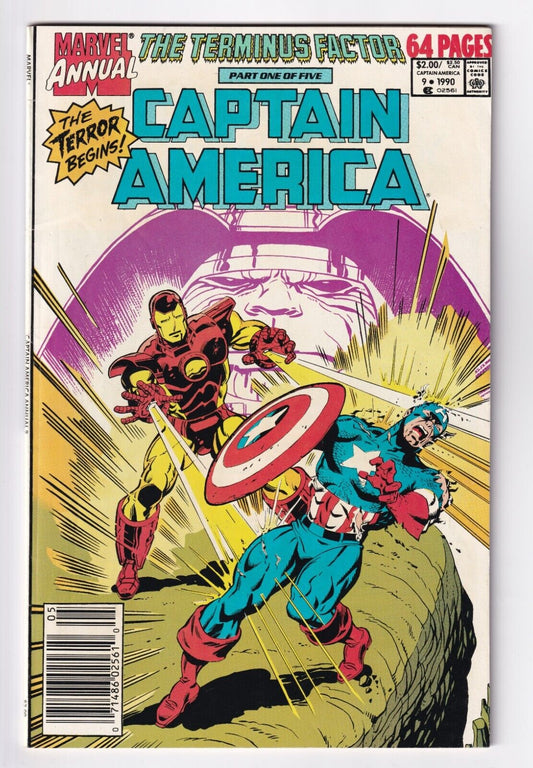 Captain America Annual #9 Marvel Comics The Terminus Factor 1990