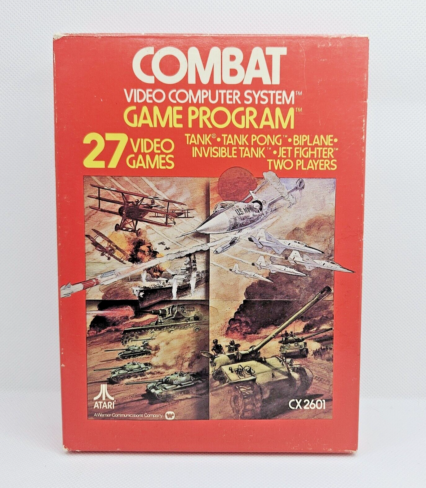 Atari 2600 VCS PAL Combat In Box With Manual Working See Desc