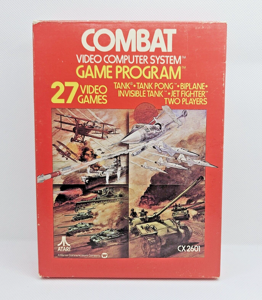 Atari 2600 VCS PAL Combat In Box With Manual Working See Desc