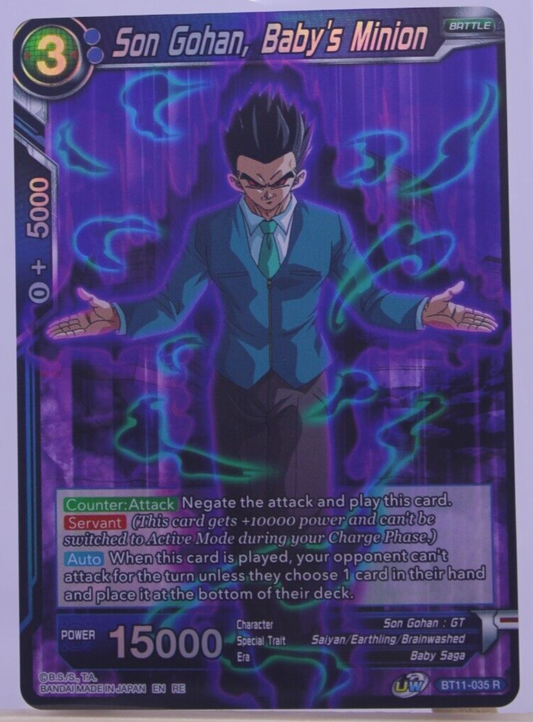 Son Gohan, Baby’s Minion BT11-035 R FOIL - Dragon Ball Super