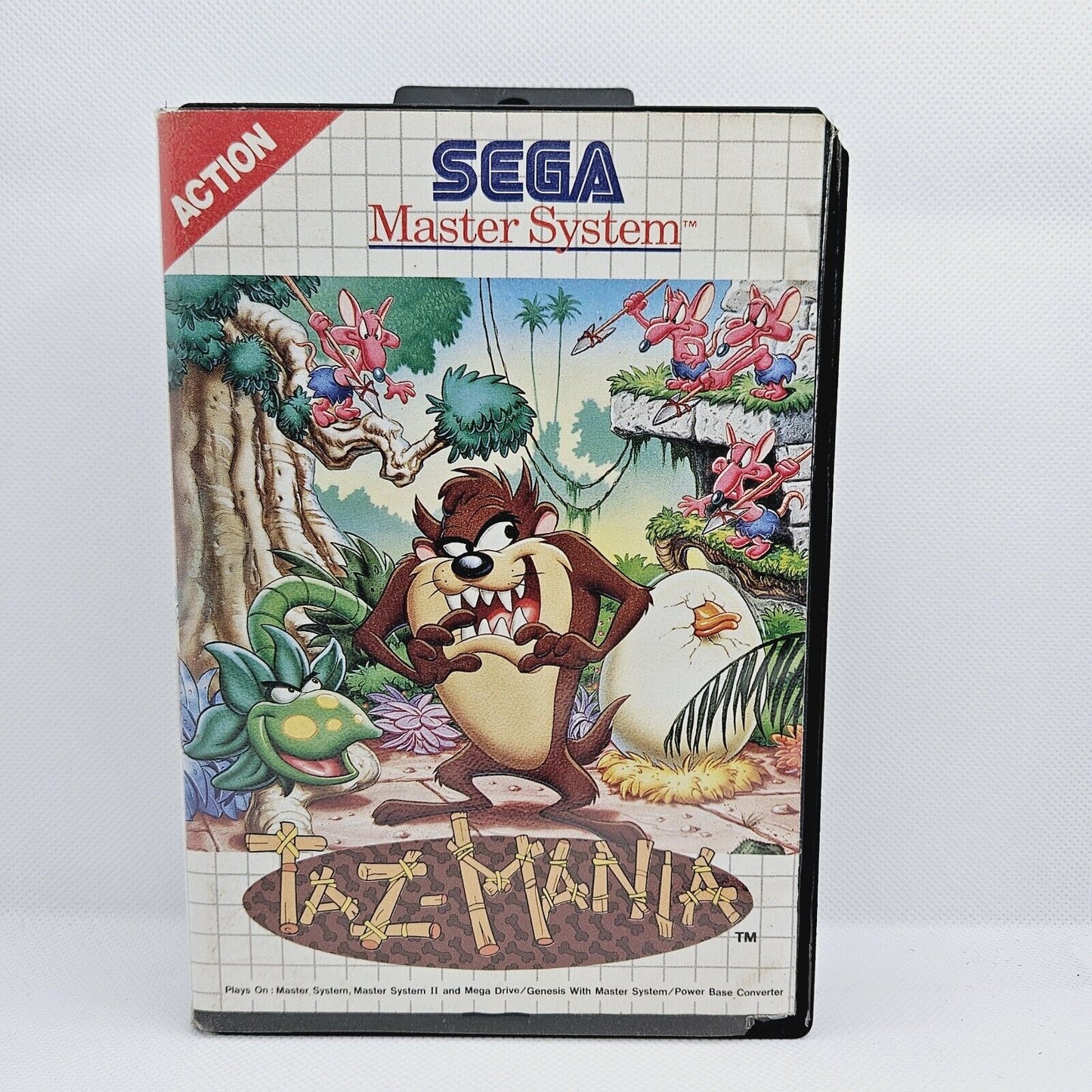 Taz-Mania Sega Master System PAL Tested Working No Manual