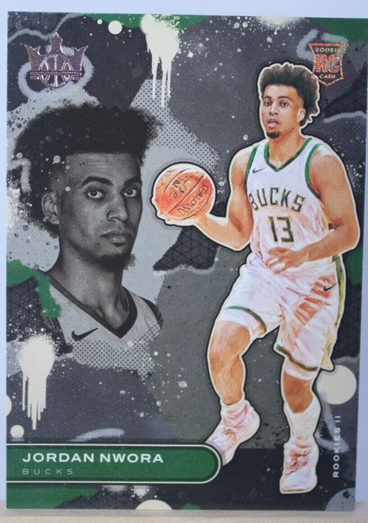 Jordan Nwora Level II Rookie RC #119 Bucks 2020-21 Court Kings NBA