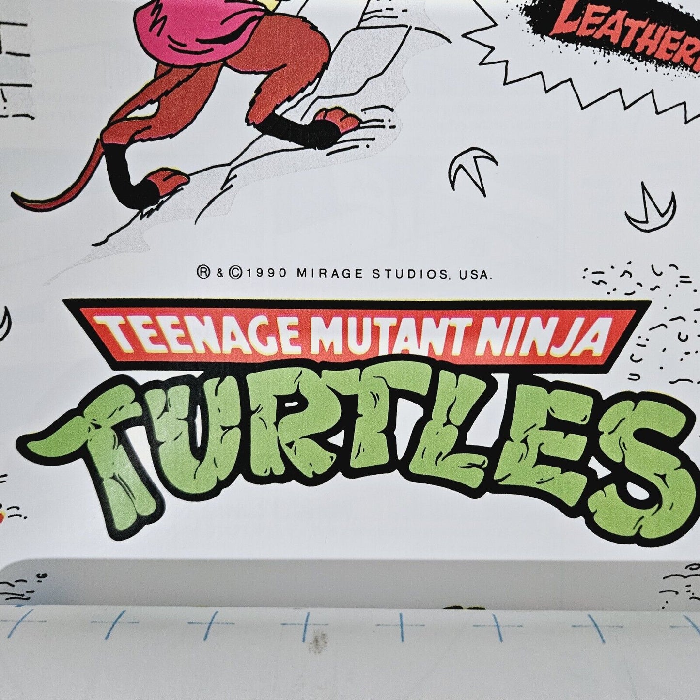 TMNT Teenage Mutant Ninja Turtles Book Contact/Wrap Roll Mirage 1990's