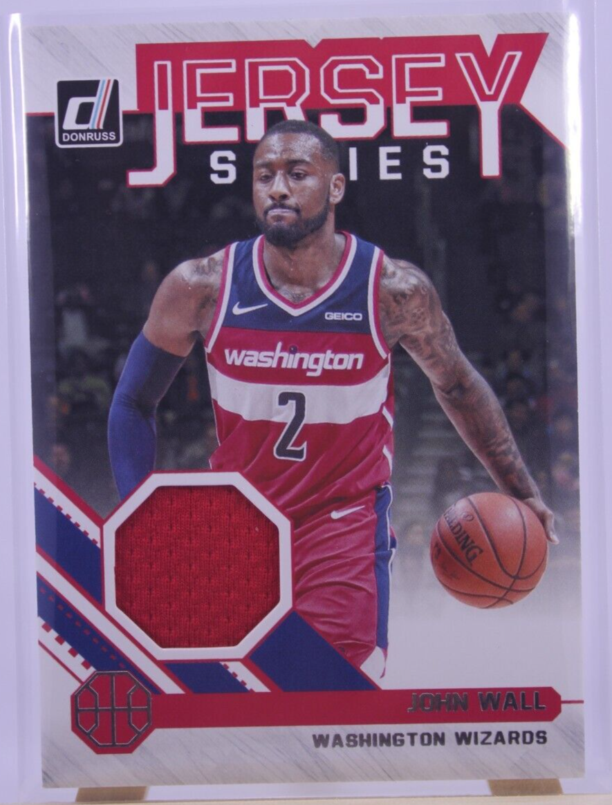 2020-21 Donruss John Wall Jersey Series GU Patch #JS-JWL Wizards