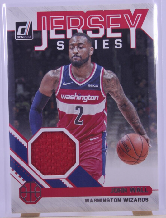 2020-21 Donruss John Wall Jersey Series GU Patch #JS-JWL Wizards