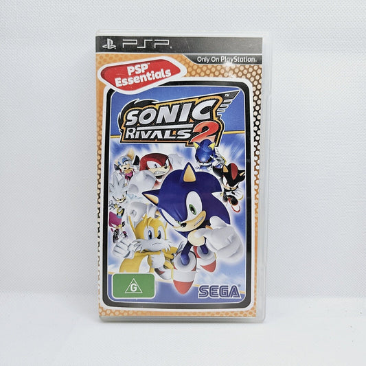 Sonic Rivals 2 Two II Hedgehog Sony PlayStation Portable PSP Game CIB