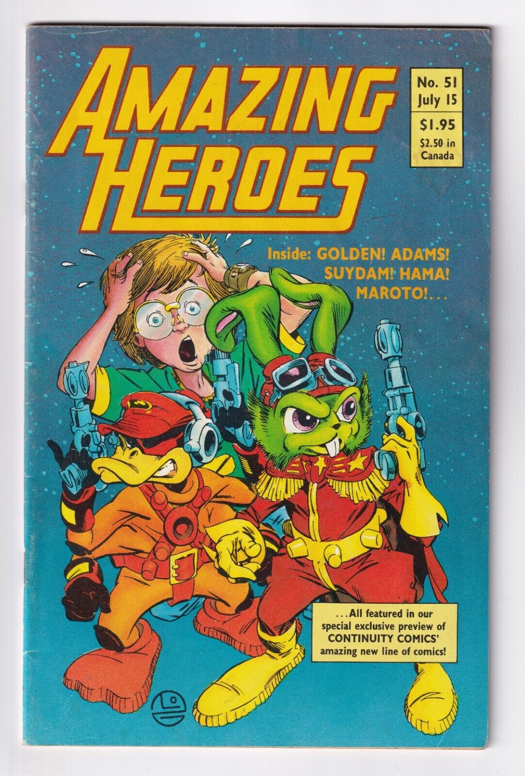 Amazing Heroes #51 FANTAGRAPHICS 1981 Series