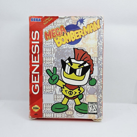 SEGA Mega Bomberman (Sega Genesis, 1994) Tested Working No Manual