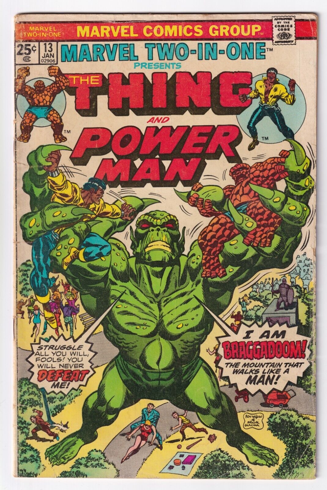 Marvel Two-In-One Comic Book #13 The Thing and Power Man, Marvel 1976