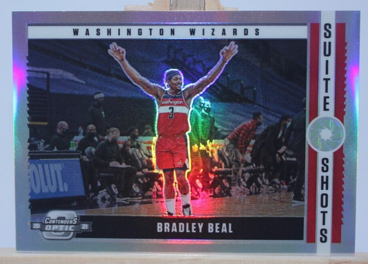 BRADLEY BEAL Suite Shots Silver Prizm #3 2020-21 Contenders Optic Wizards