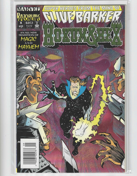 Hokum & Hex #1 Newsstand Marvel Comics 1993 Clive Barker