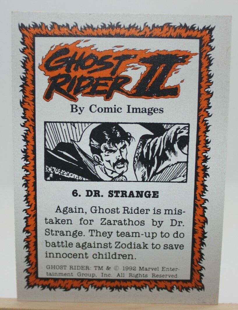 1992 Marvel Ghost Rider Dr. Strange #6 Common Doctor Strange