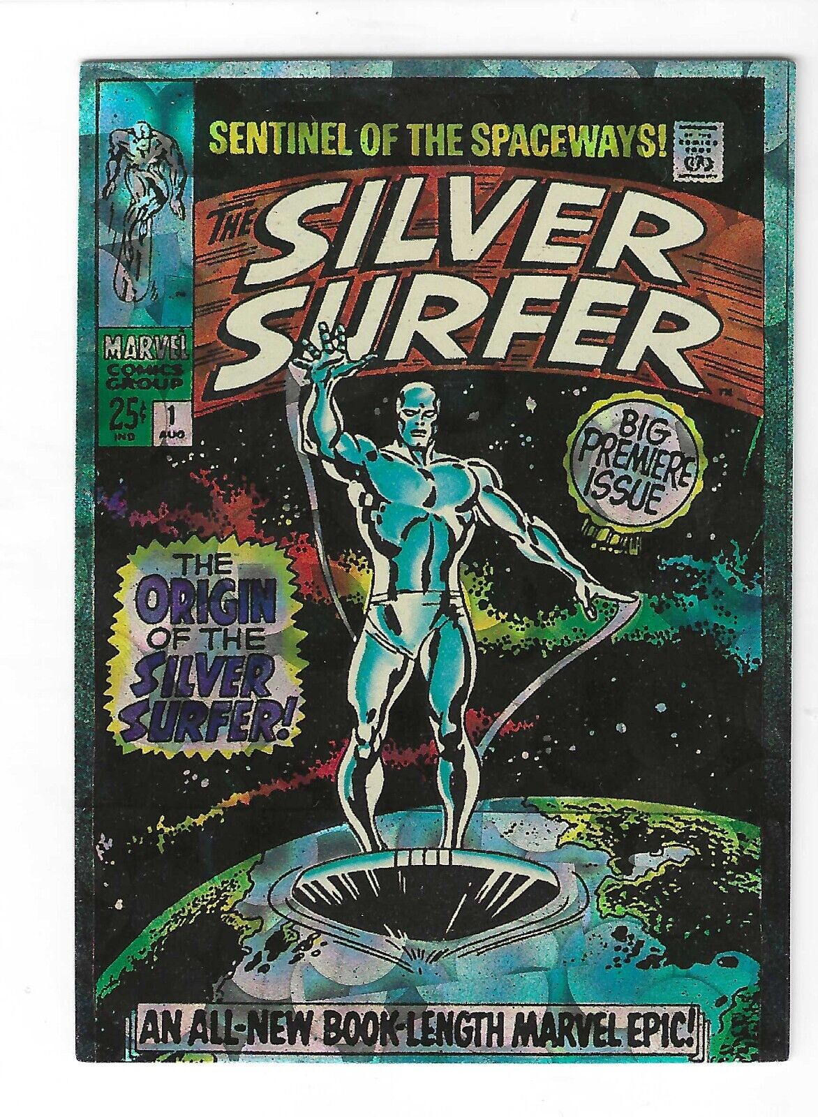 Silver Surfer 1991 1 First Issue Comic Images Trading Card